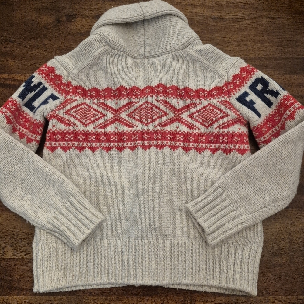 GAP Boys Preppy Cream Knit Cardigan Size XS (4T-5T) - Picture 5 of 5
